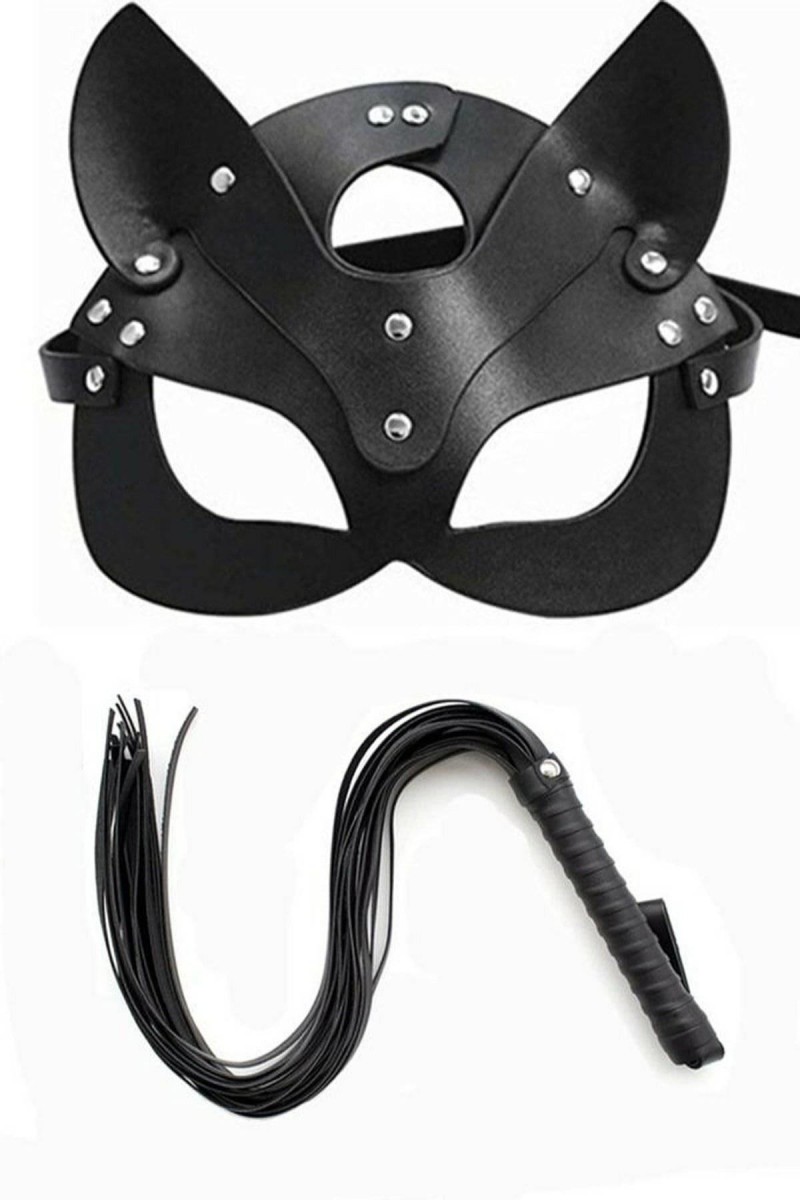 Arias Closet Kırbaç Maske Deri İkili Takım