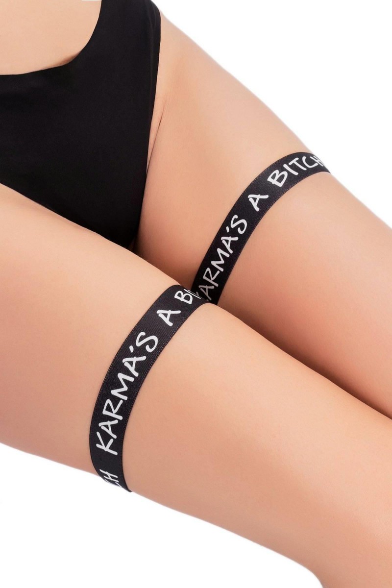 Arias Closet Yazılı Fantezi Bacak Bantı