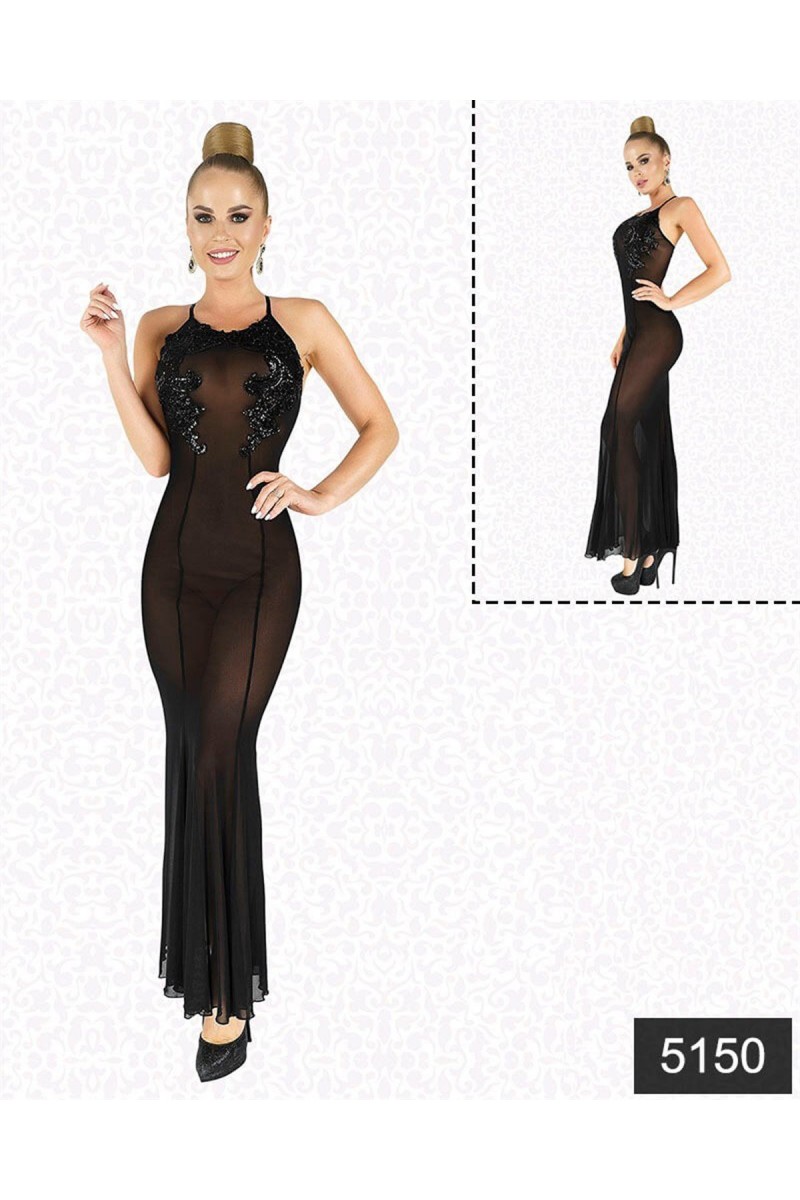 Arias Closet Göğüs Dekoltesi Sim Güpürlü Gecelik