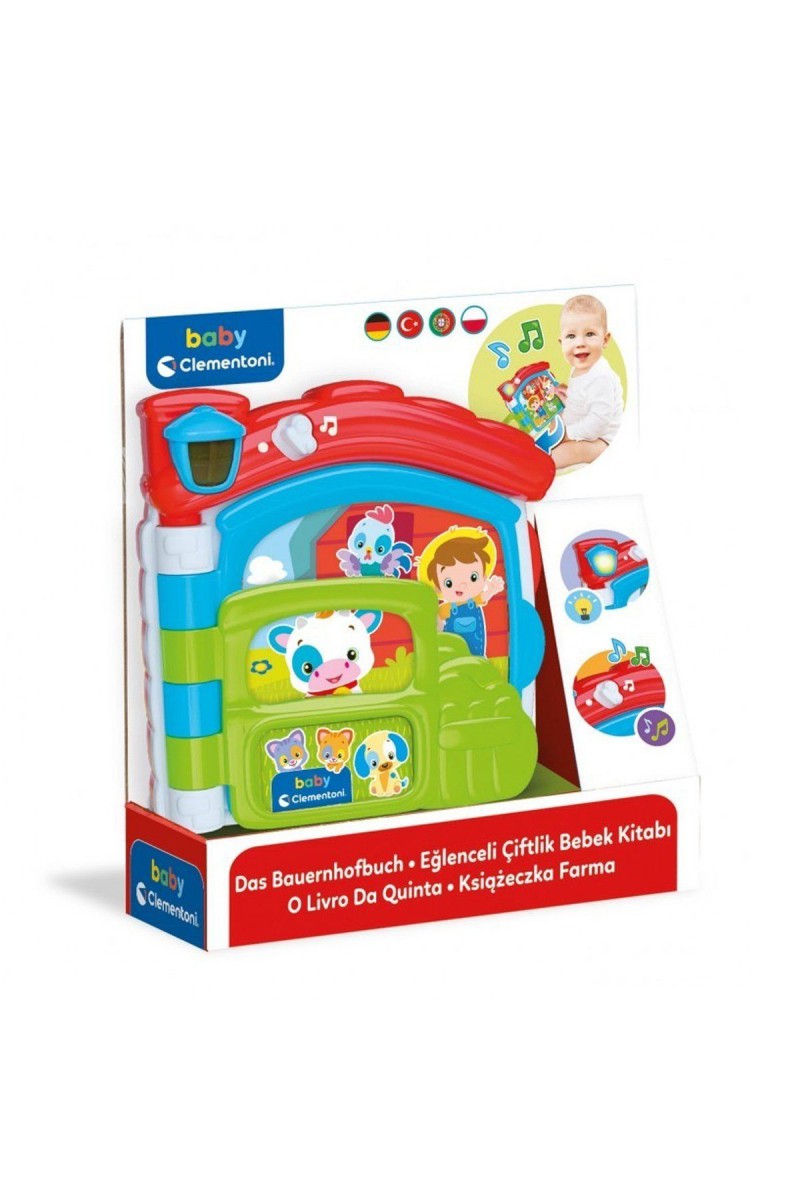 17652 Baby Clementoni - Bebek Kitabı +10 Ay