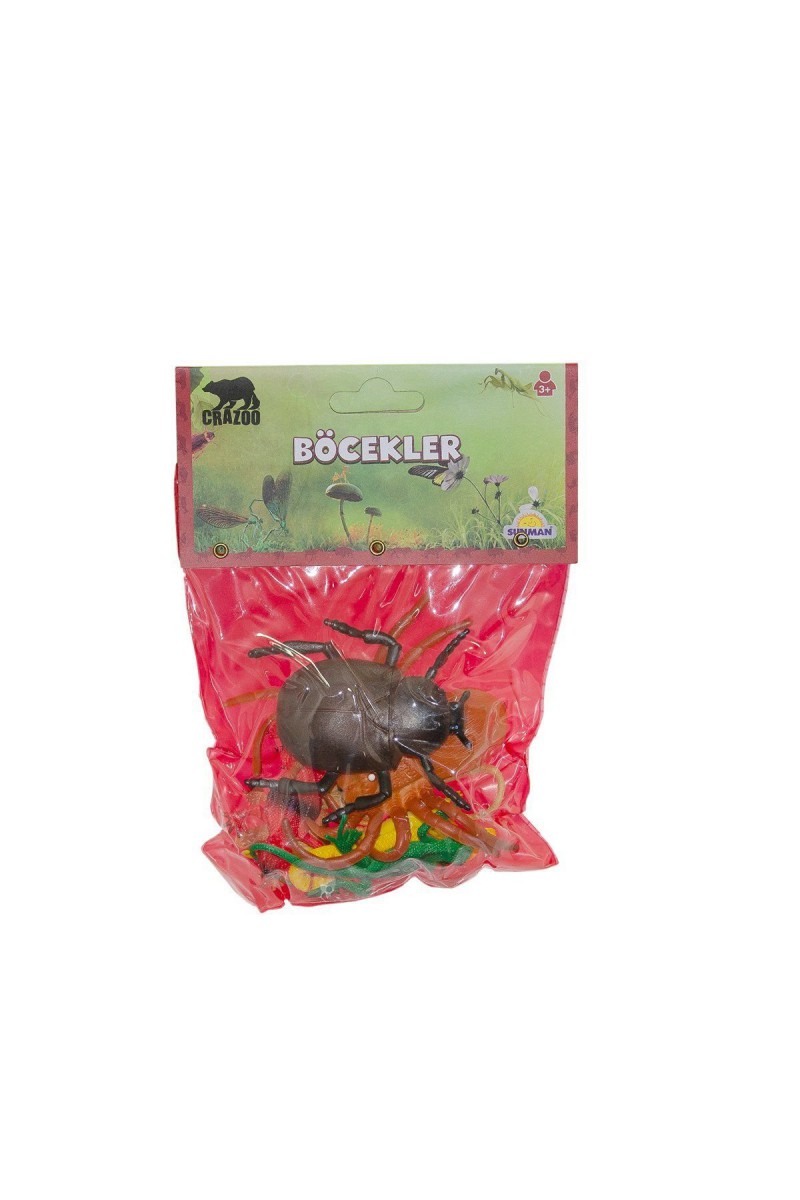 00707 Böcekler Ve Yılanlar Poşetli Hayvan Seti -sunman