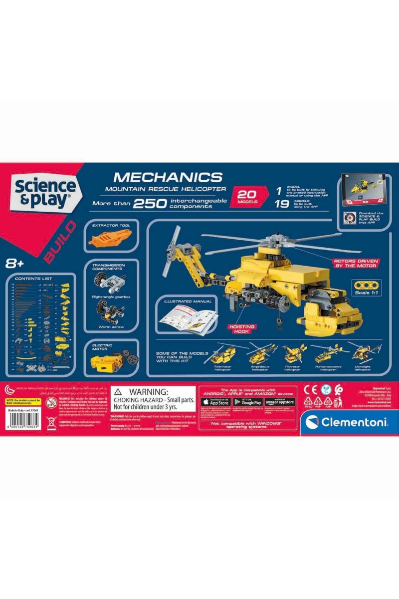75063tr Kurtarma Helikopteri - Mekanik Laboratuarı +8 Yaş