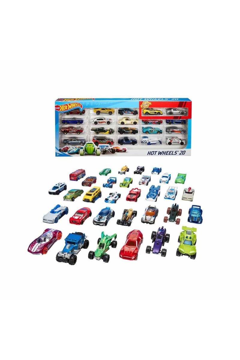 H7045 Hot Wheels 20li Araba Seti-karışık Asorti