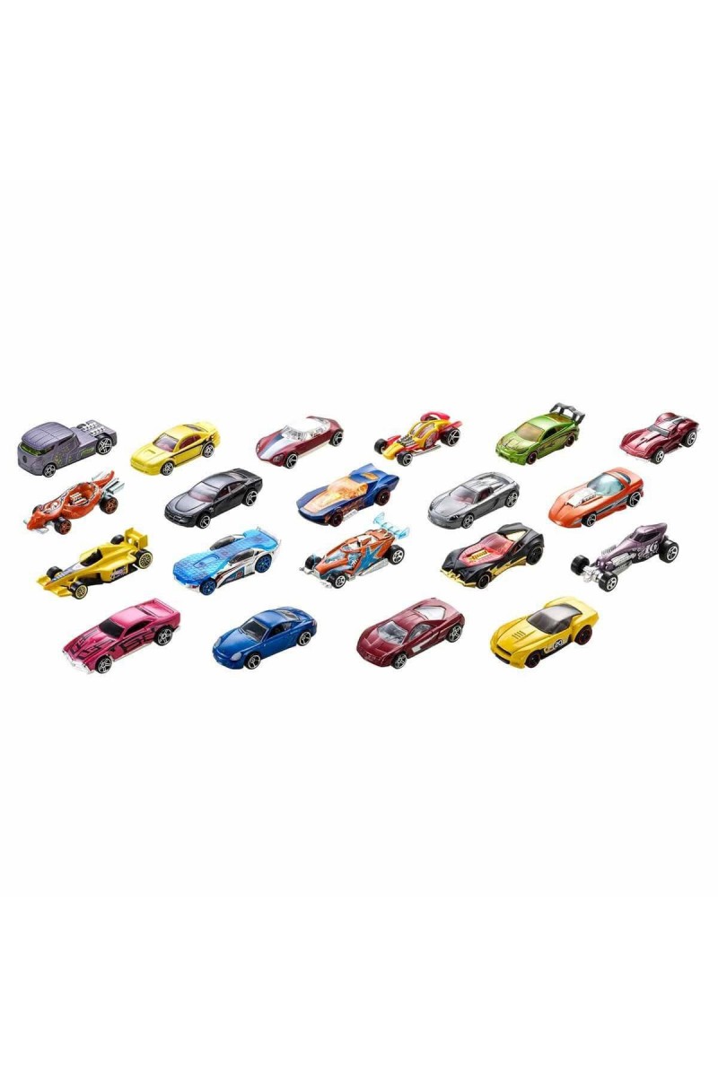 H7045 Hot Wheels 20li Araba Seti-karışık Asorti