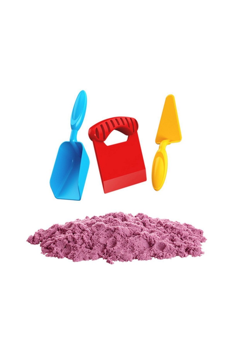 03693 Dede, Aksesuarlı Pembe Kinetik Oyun Kumu 1000 Gr
