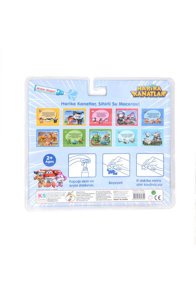 Bk006 Gepettoys,harika Kanatlar Sihirli Boyama Kitabı