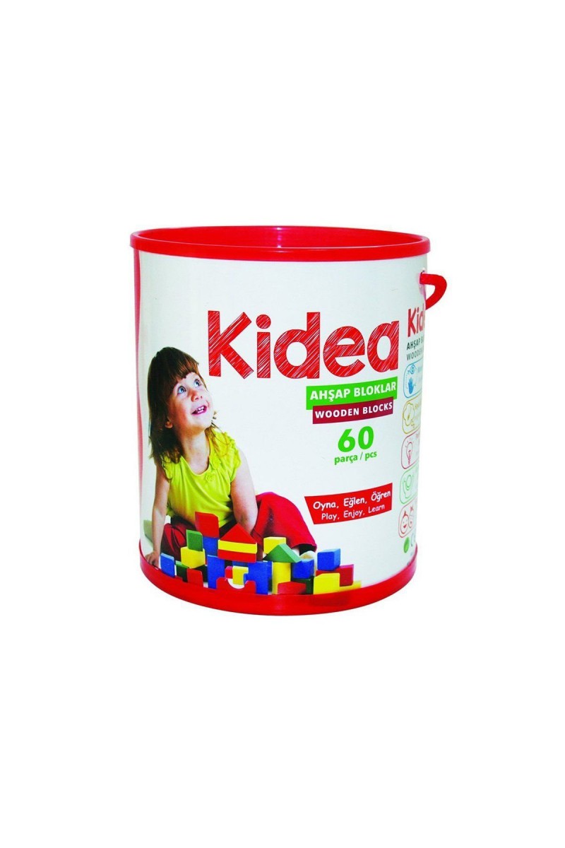 Kıd-1002 Chiva, 60 Parça Ahşap Bloklar
