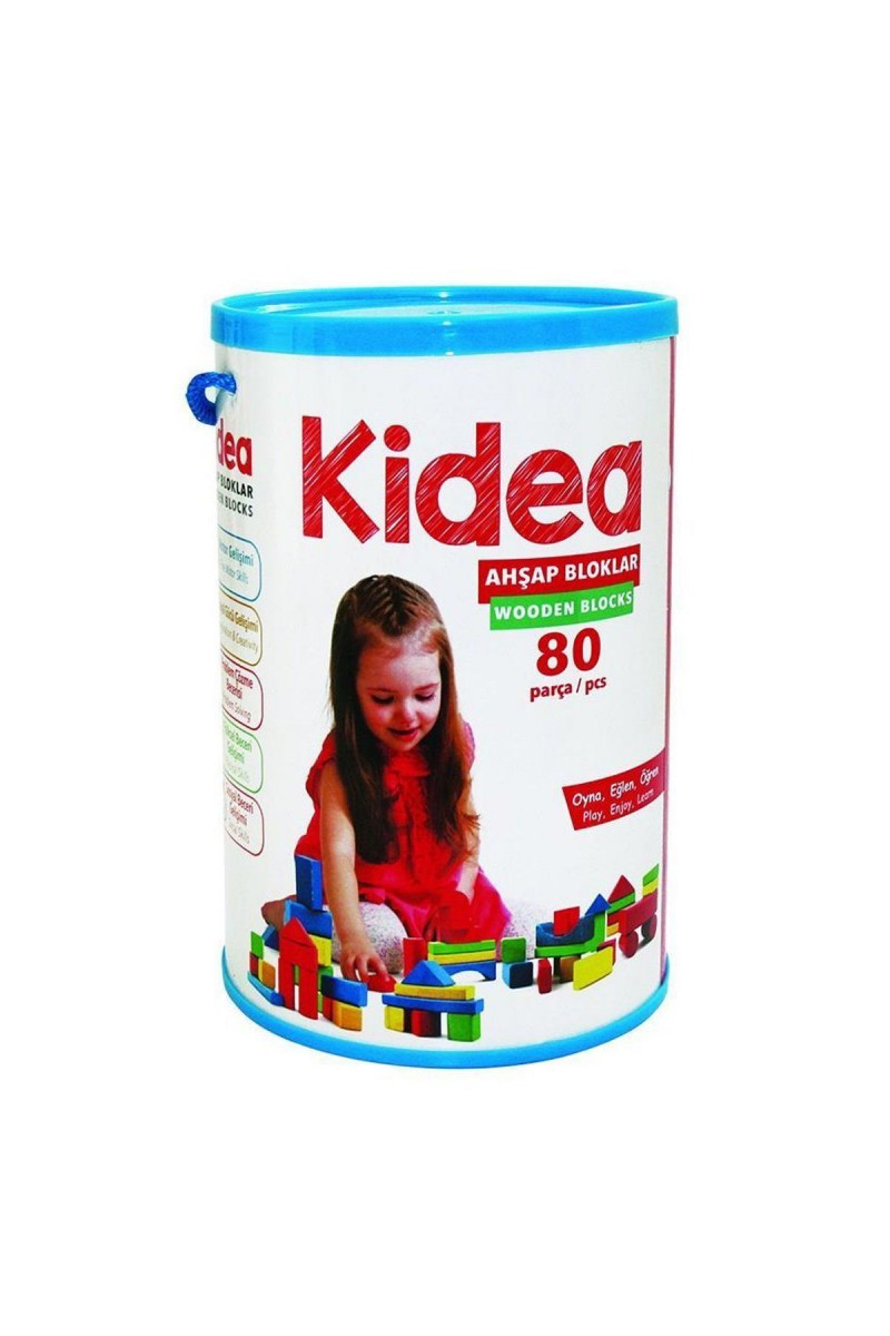 Kıd-1003 Chiva, Ahşap Bloklar 80 Parça