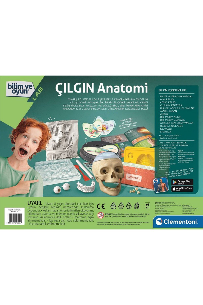 64322 Çılgın Anatomi - Bilim Ve Oyun / +7 Yaş