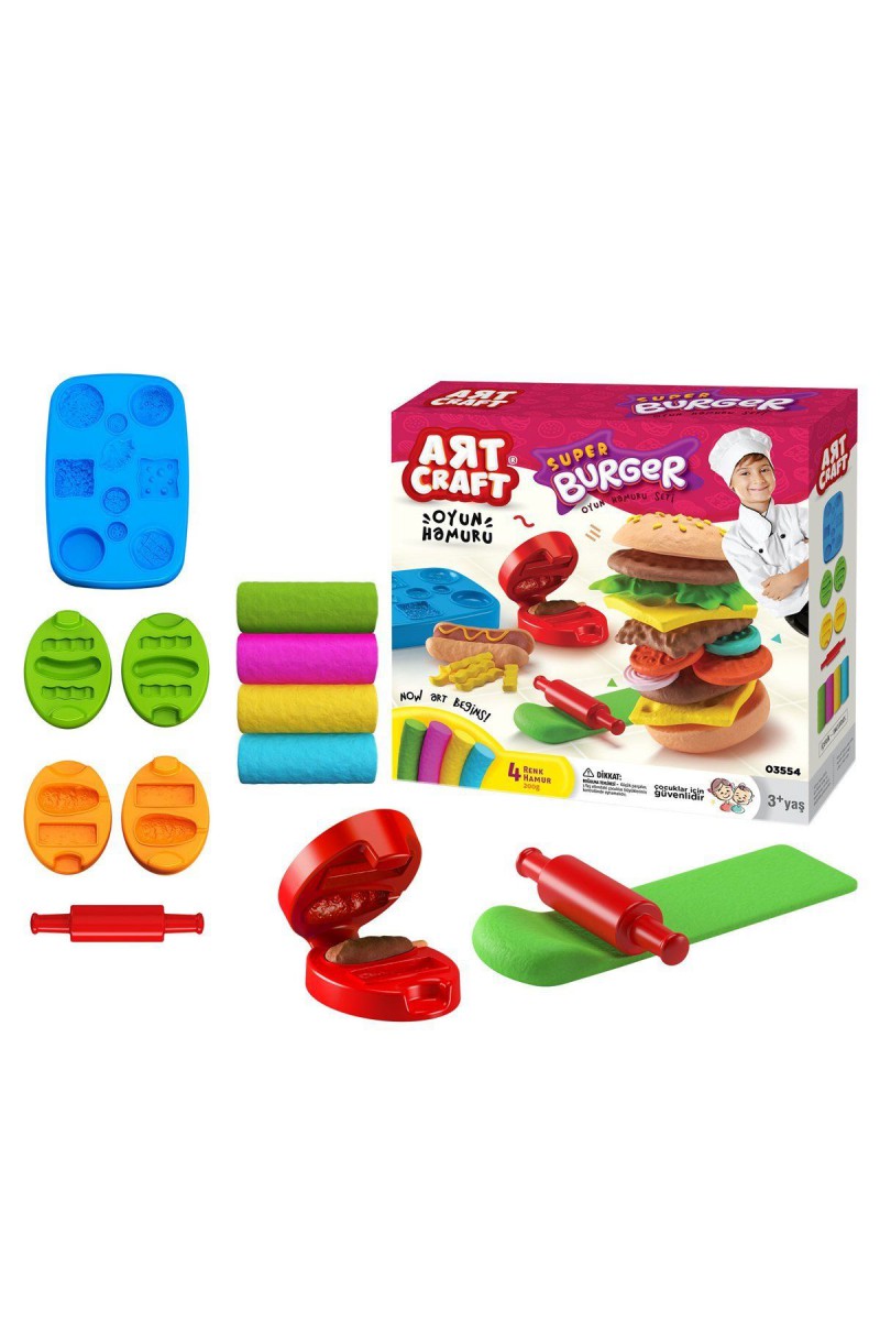 03554 Dede, Hamburger Hamur Set 200 Gr