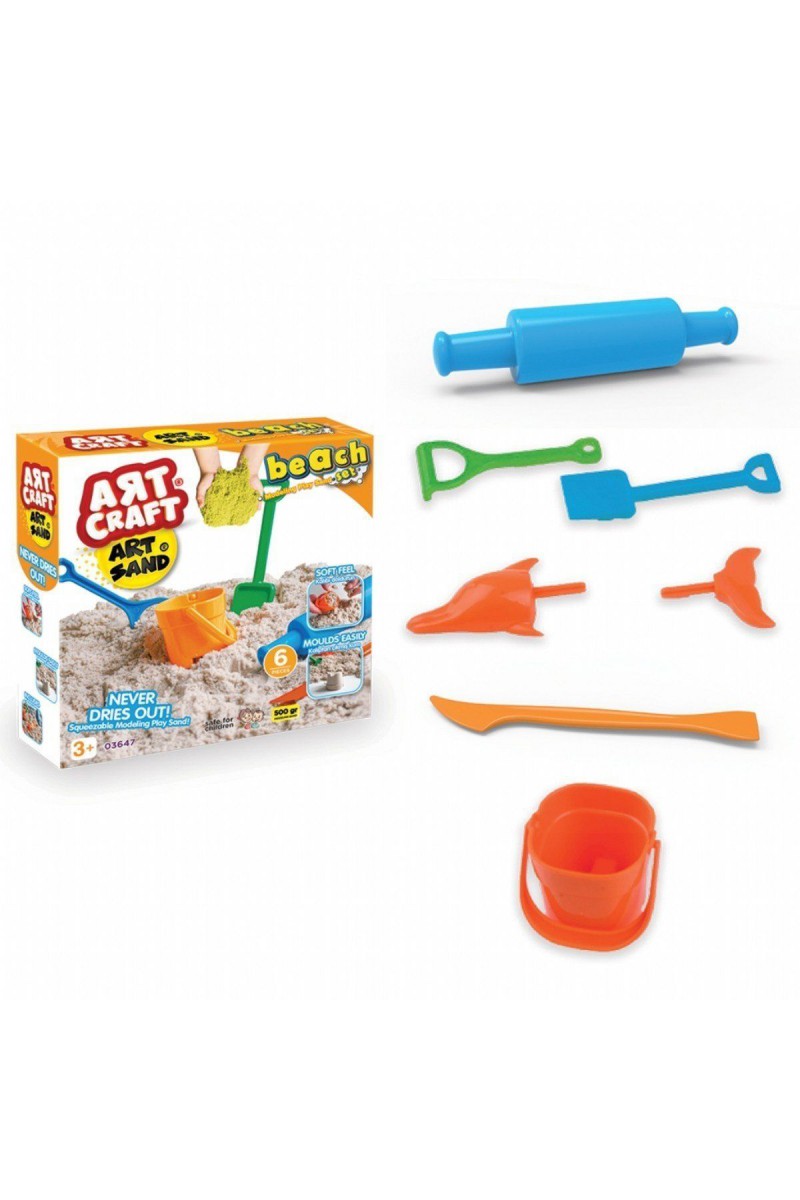 03647  Artsand Plaj Oyun Kum Seti 500 Gr