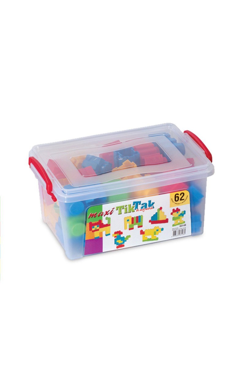 03148 Dede Maxi Tik Tak Küçük Kutu 68 Parça