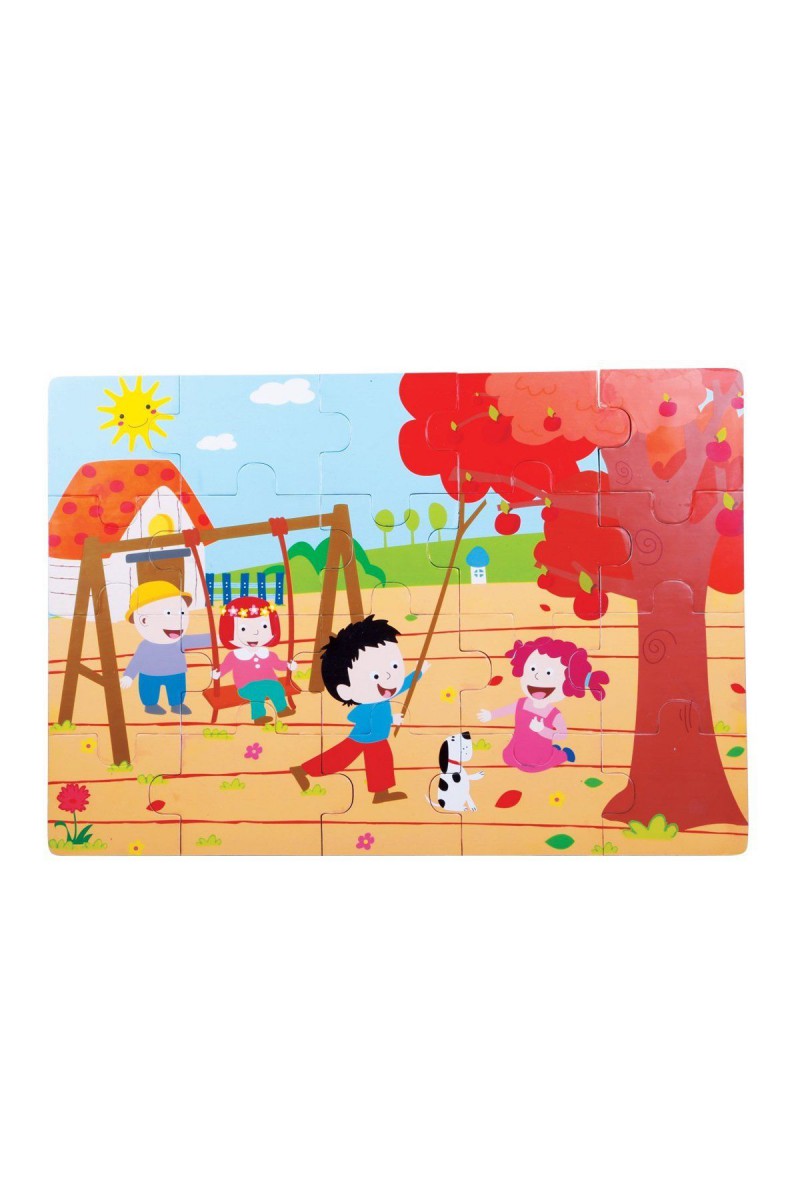 1277-cs Chiva, Sonbahar Ahşap Yer Puzzle