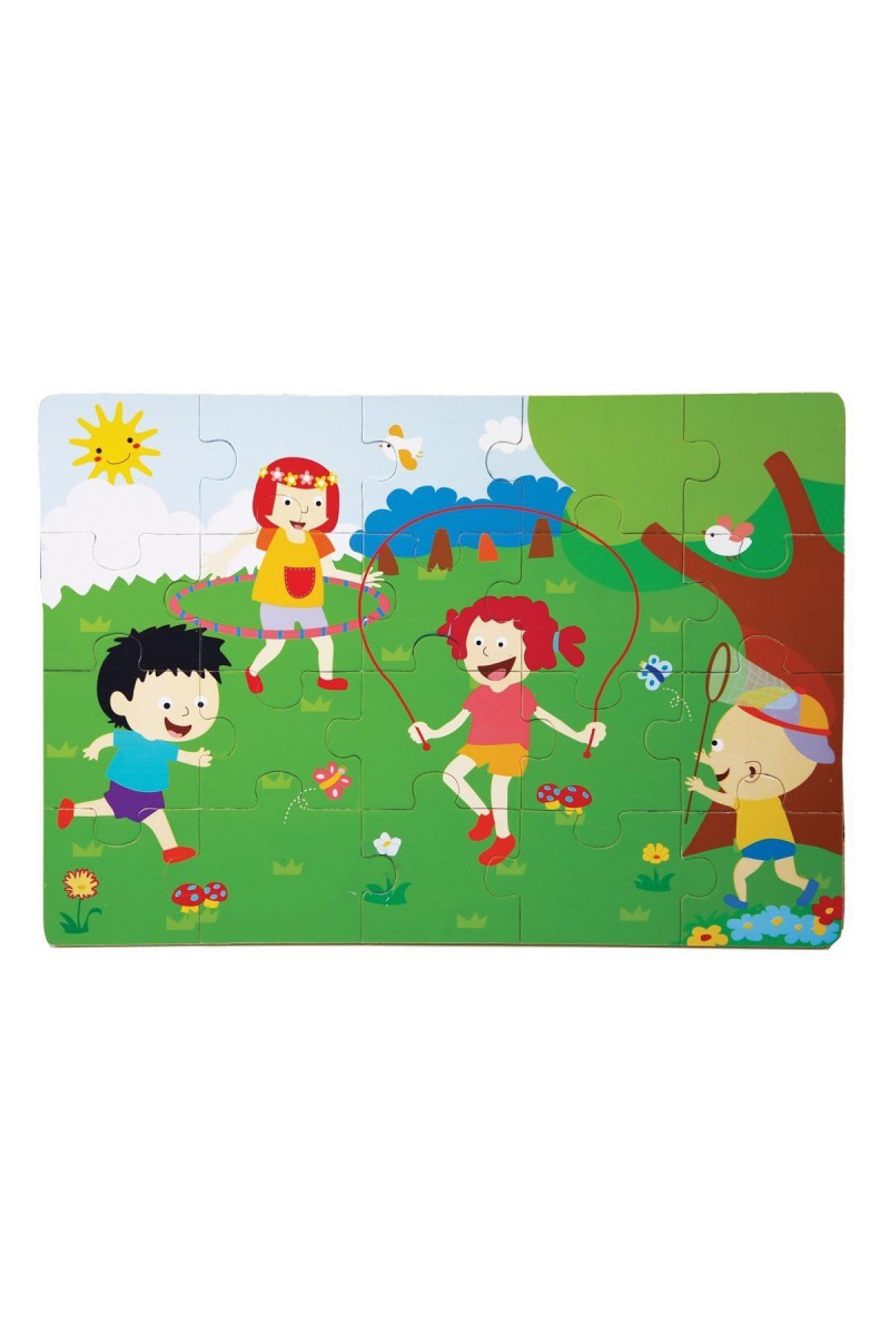 1276-cs Chiva, ilkbahar Ahşap Yer Puzzle