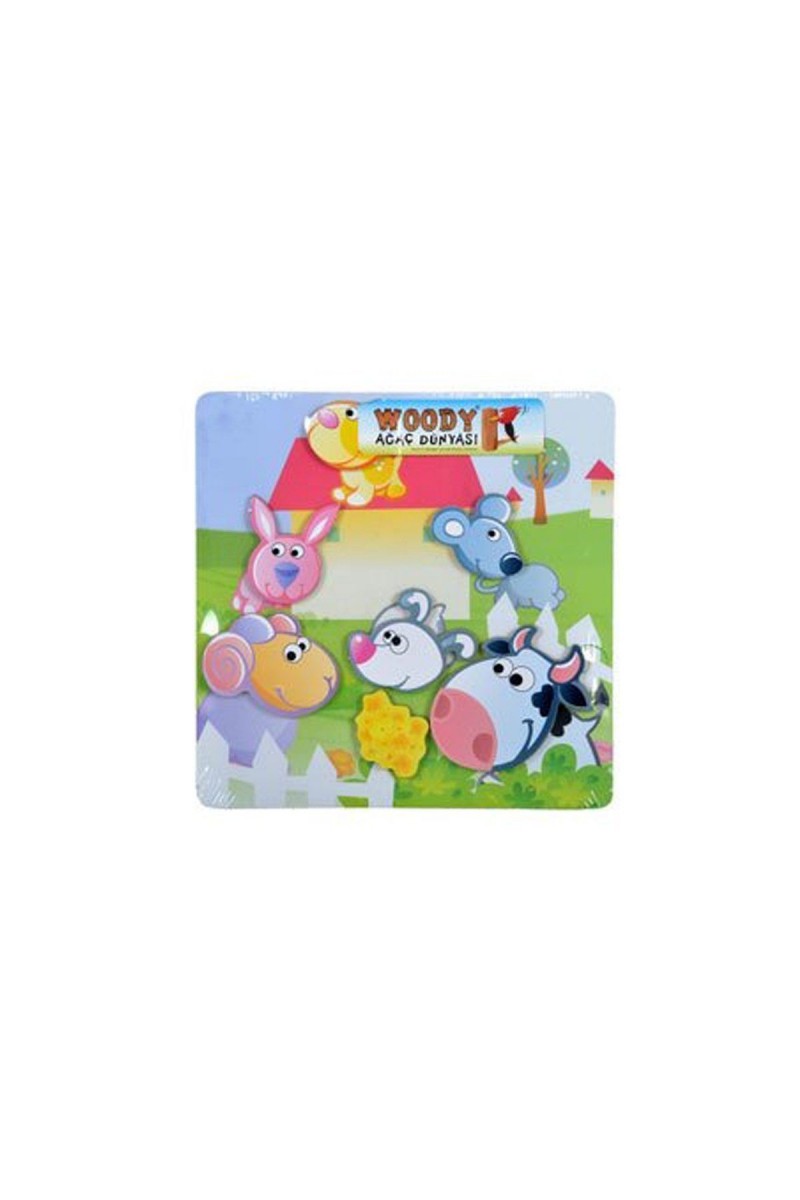 30058 Ahşap Puzzle 3d Kafalar