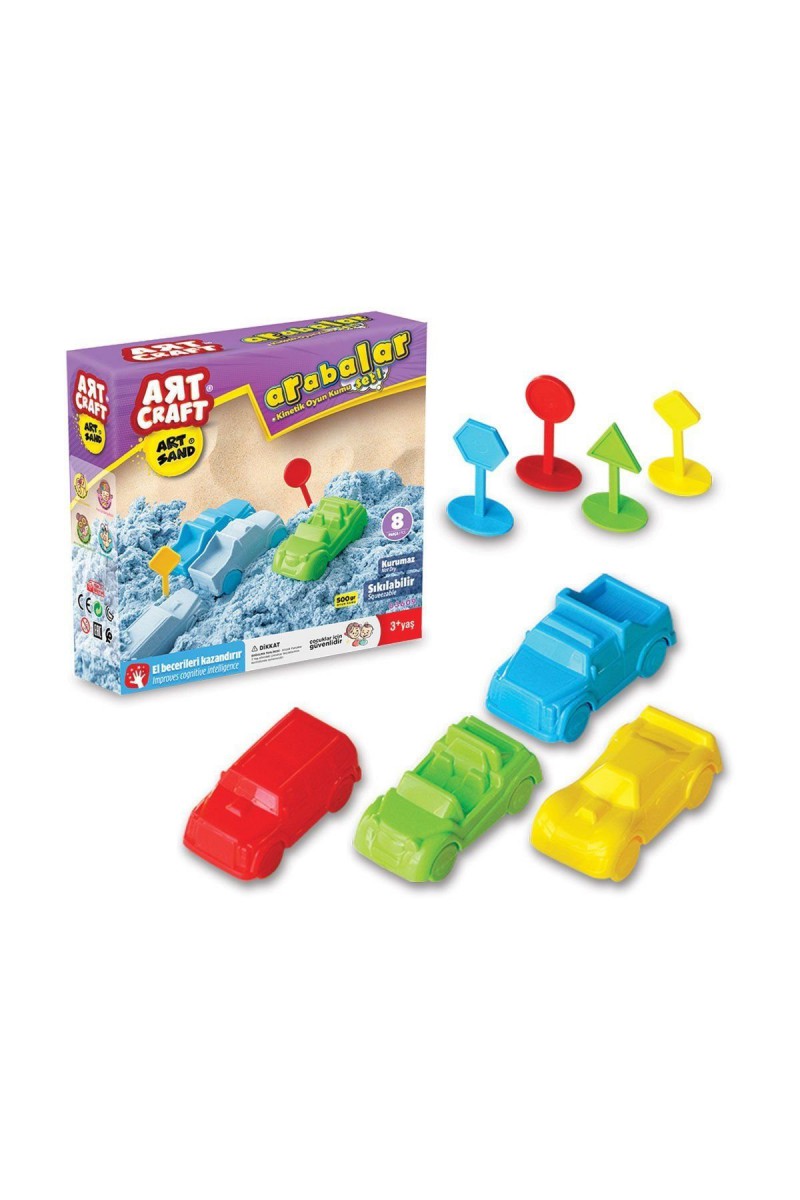 03609 Dede, Artsand Arabalar Kum Seti 500 Gr / +3 Yaş