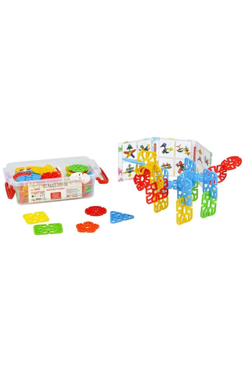 440 Mühürlü -geometrik Puzzle - Küçük