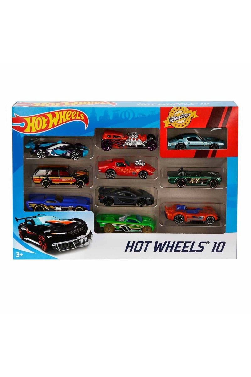 54886 Hot Wheels 10lu Araba Seti - Karışık Asorti