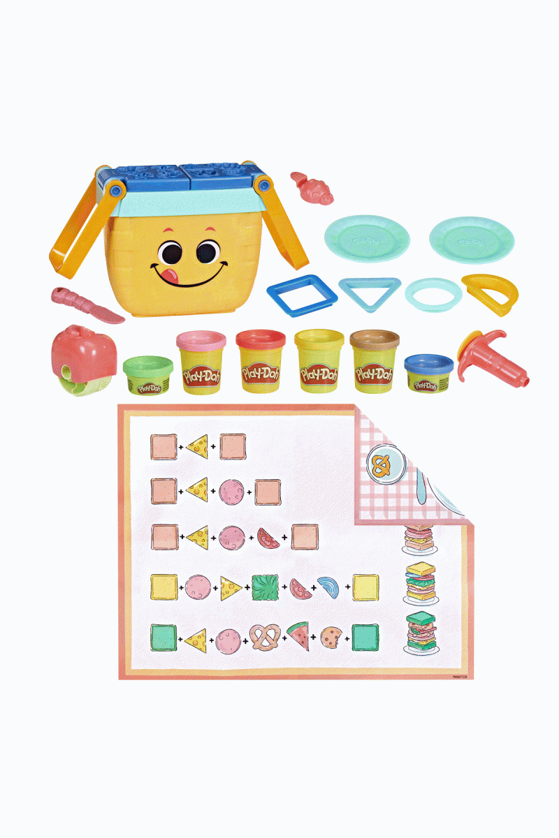 F6916 Play-doh Piknik Şekilleri Başlangıç Seti +3 Yaş