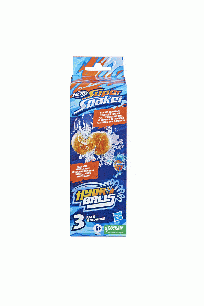 F6392 Nerf Super Soaker Hydro Balls 3lü +6 Yaş