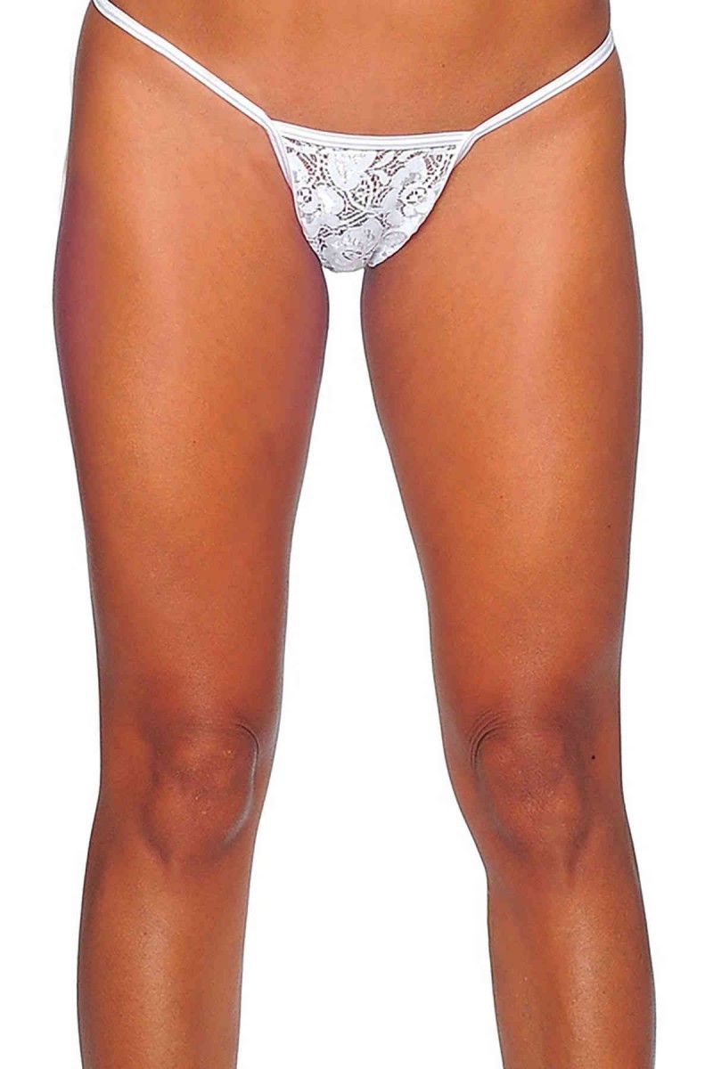 Leyna Beyaz Dantelli Tanga Tm1165