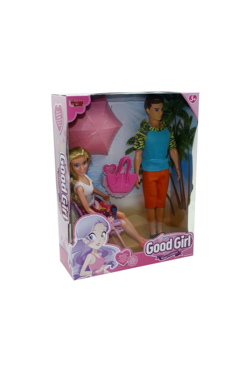 Wg-115149 Kutulu 29cm Tatil Yapan Kız Ve Arkadaşı - Vardem Oyuncak