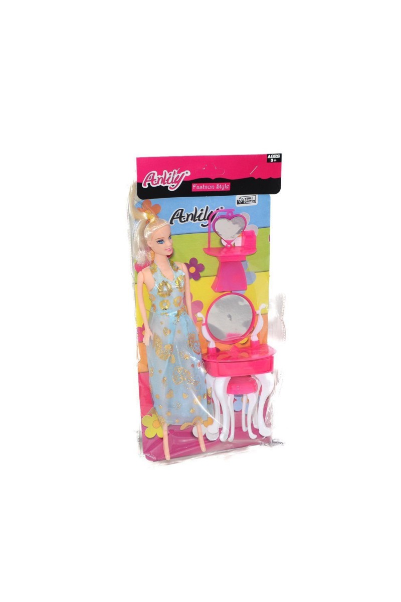 02260 Oydaş, Anlily Makyaj Masalı Bebek / Kartela / +3 Yaş