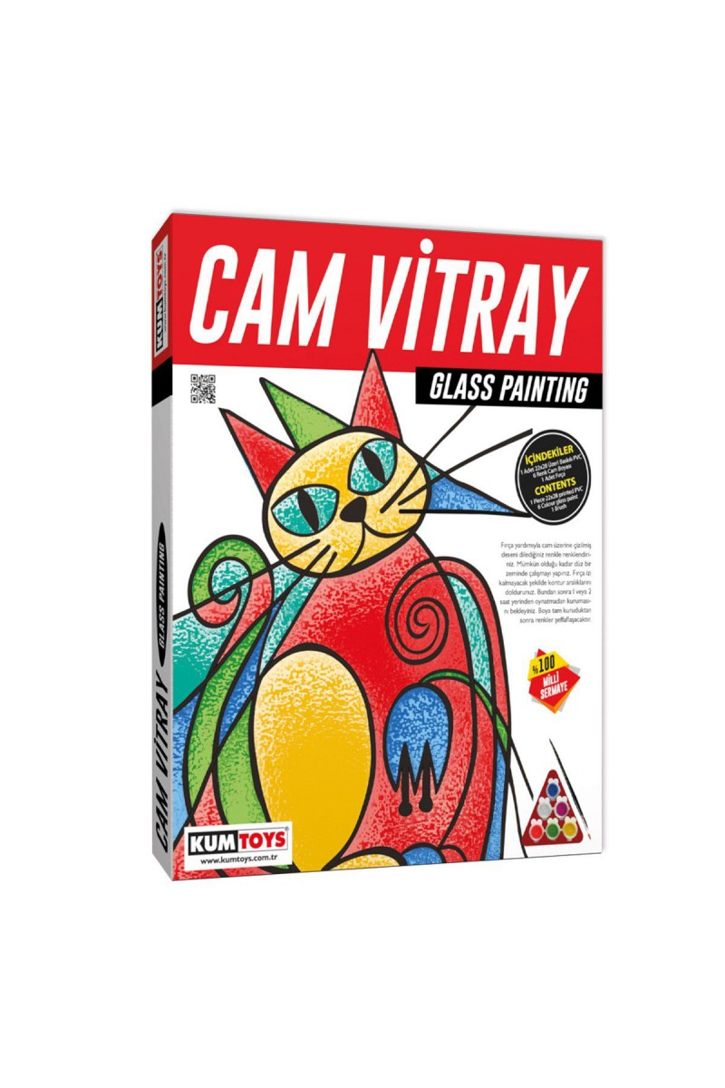 5001 Kumtoys Cam Vitray - Glass Painting / +6 Yaş
