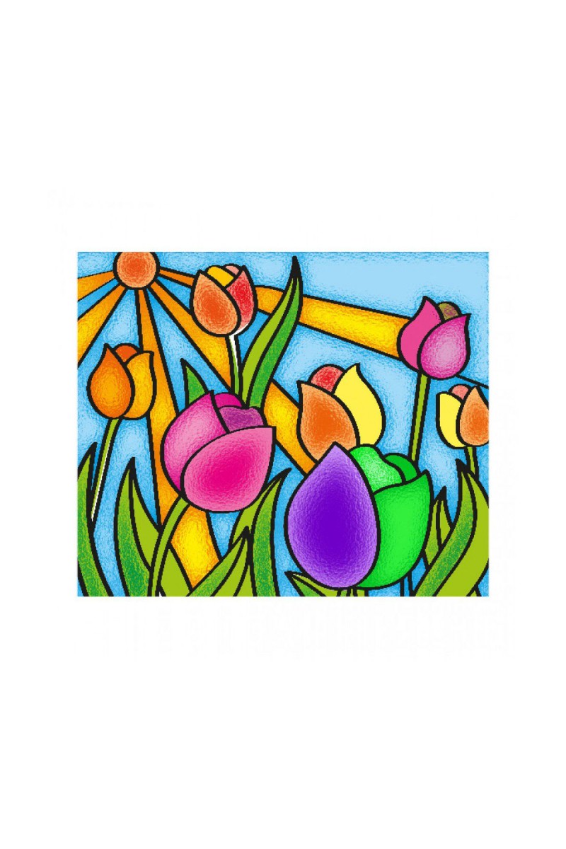 5001 Kumtoys Cam Vitray - Glass Painting / +6 Yaş