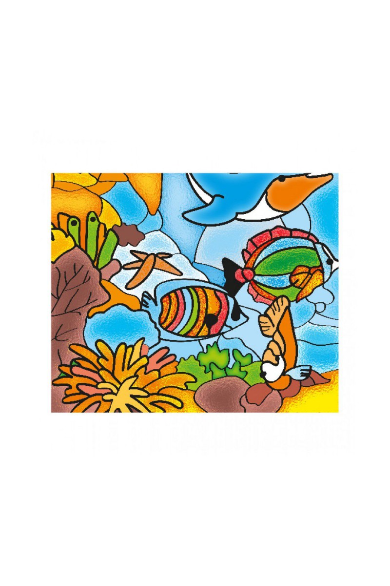 5001 Kumtoys Cam Vitray - Glass Painting / +6 Yaş