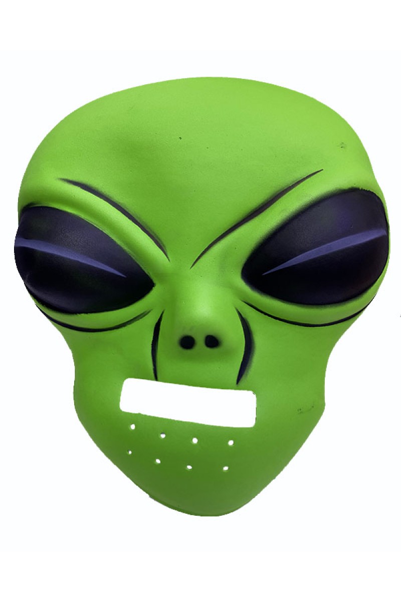 Ghoulish Productions Green Alien Mask 45x30 Cm ( Uzaylı )
