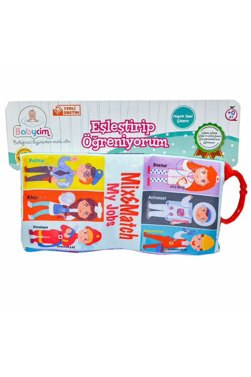 Urt003-20 Eşleştirip Öğreniyorum Meslekler - Birlik Toys