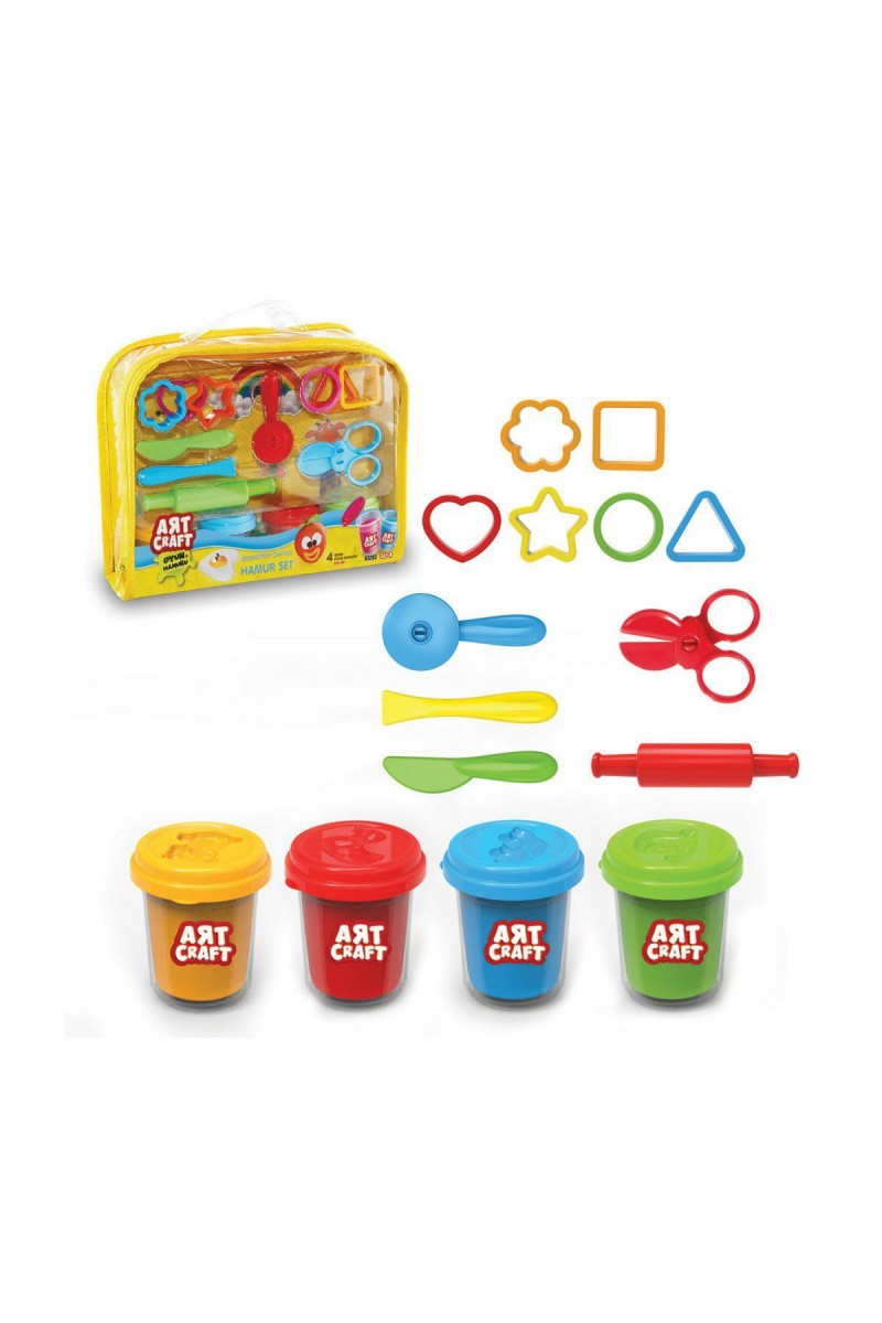 03293 Art Craft Geometrik Çantalı Hamur Seti -dede