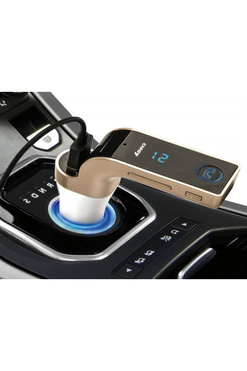 Carg7 Bluetooth Araç Fm Transmitter Usb Girişli