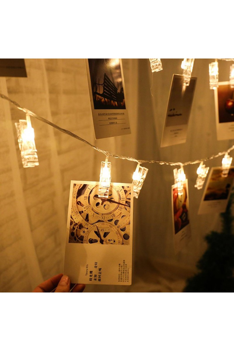 Işıklı Mandallı Fotoğraf Albümü 5m - 30 Led
