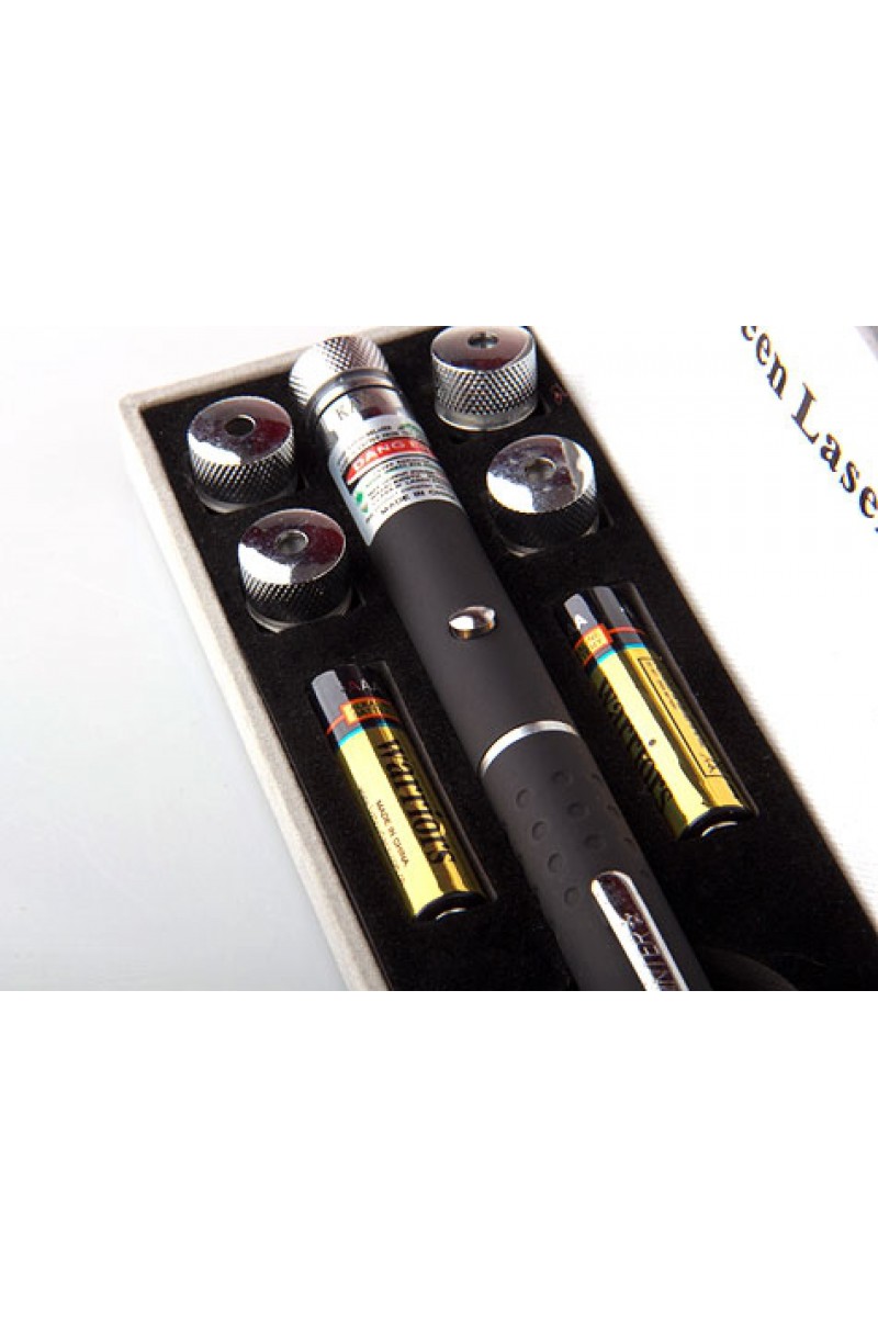 Yeşil Lazer Pointer 8000 Mw  5 Başlıklı