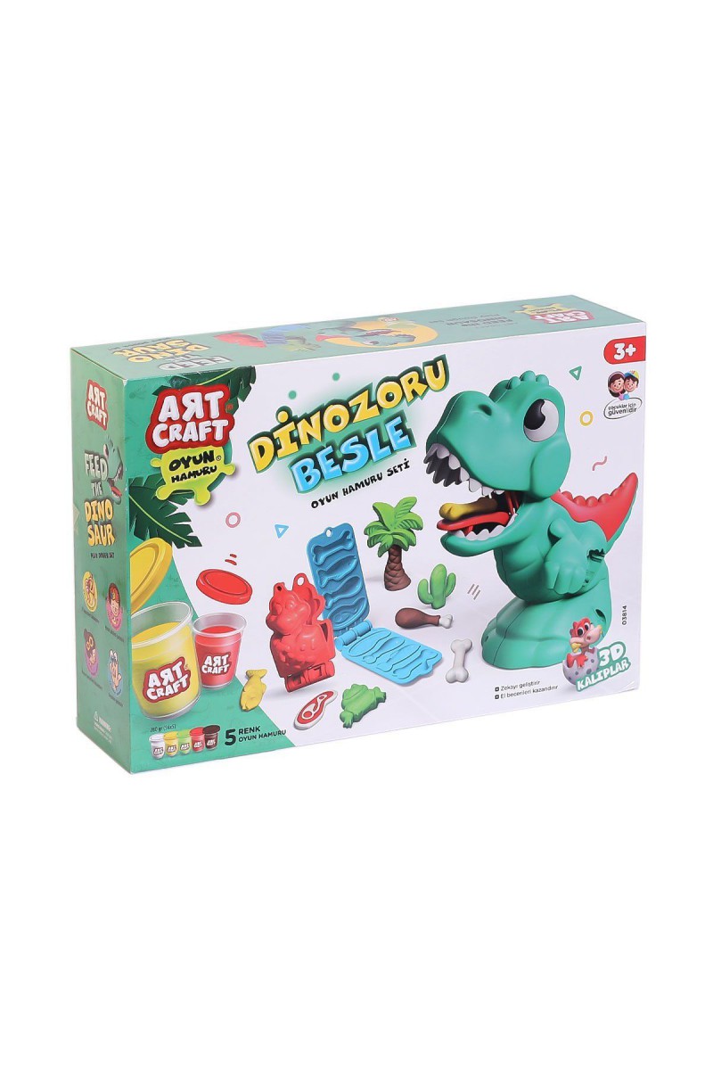 03814 Dinozoru Besle Oyun Hamur Seti 280 Gr