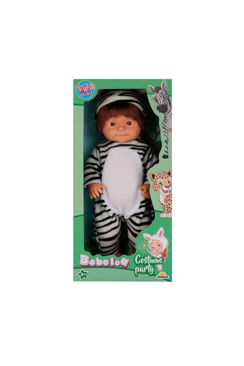 40041 Bebelou Hayvan Kostümlü Bebek 40 Cm