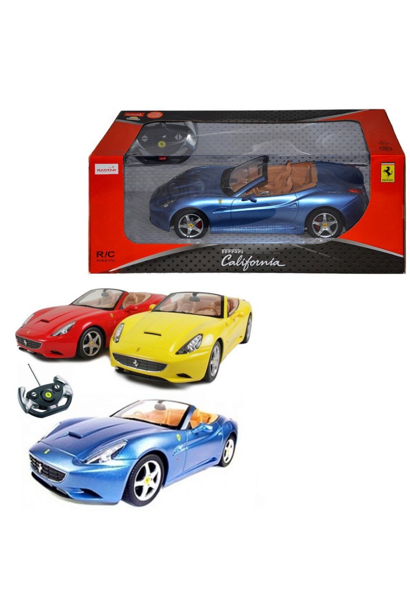 47200 1:12 Ferrari California Uzaktan Kumandalı Işıklı Araba