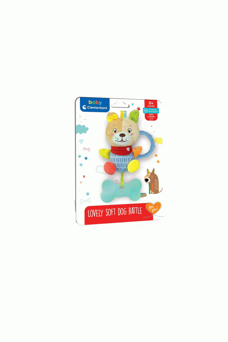 17785 Baby Clementoni - Sevimli Köpek Çıngırak