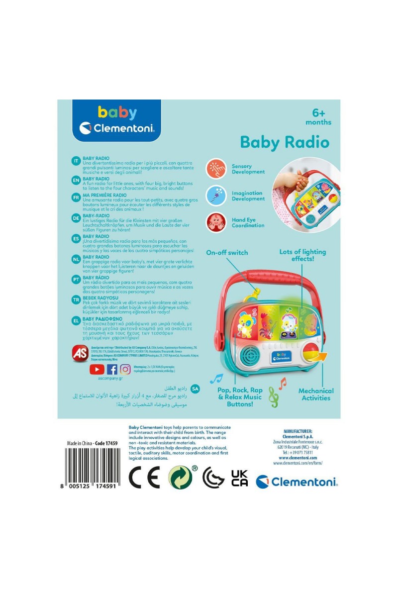 17459 Baby Clementoni - Bebek Radyosu