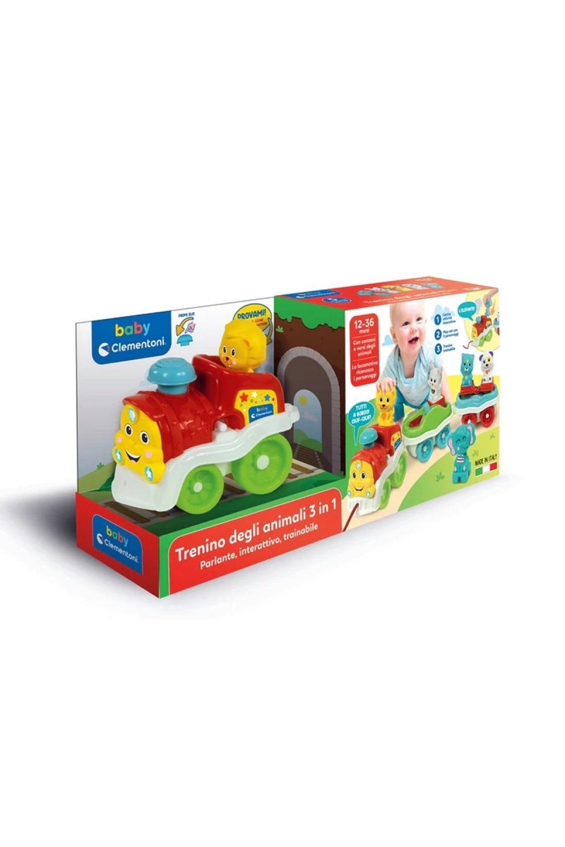 17848 Baby Clementoni - Bebek Hayvanlar Treni +9 Ay