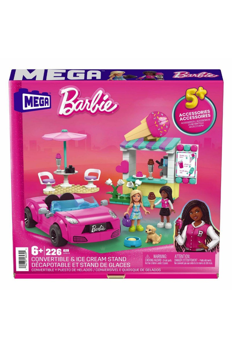 Hpn78 Mega Barbie® Dondurma Standı 226 Parça +6 Yaş