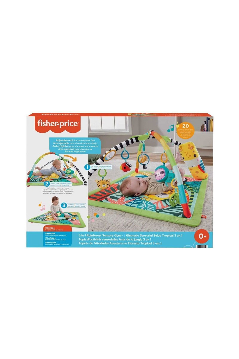 Hjw08 Fisher Price 3ü1 Arada Yağmur Ormanı Jimnastik Merkezi