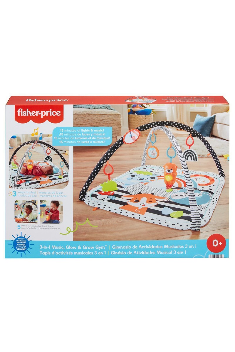 Hbp41 Fisher-price® Neşeli Hayvanlar 3ü1 Arada Jimnastik Merkezi