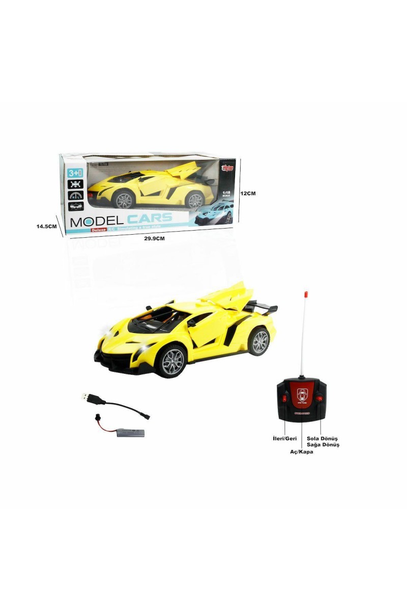 Xfg-789-104c Kumandalı Şarjlı 1:18 Kapı Ve Bagaj -vardem