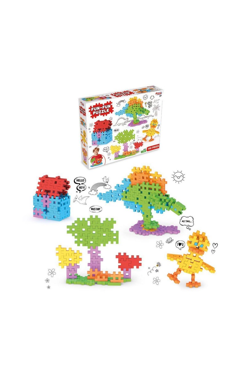 03906 Fun Fun Puzzle 192 Parça -dede