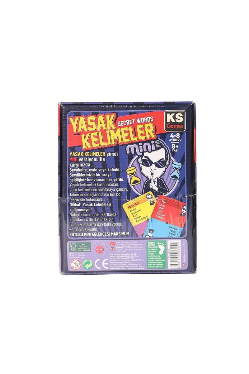 25115 Mini Yasak Kelimeler Oyunu -ks Games