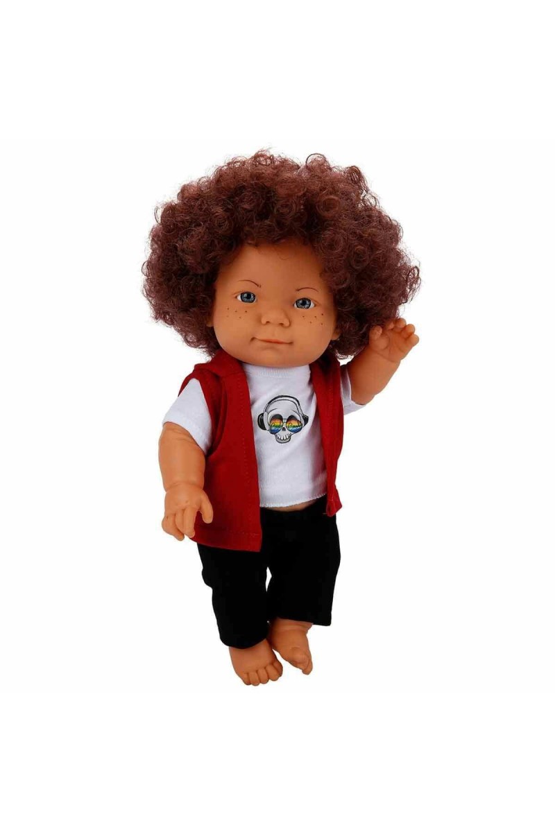 30151 Sunman, Curly Kıvırcık Saçlı Bebek 35 Cm
