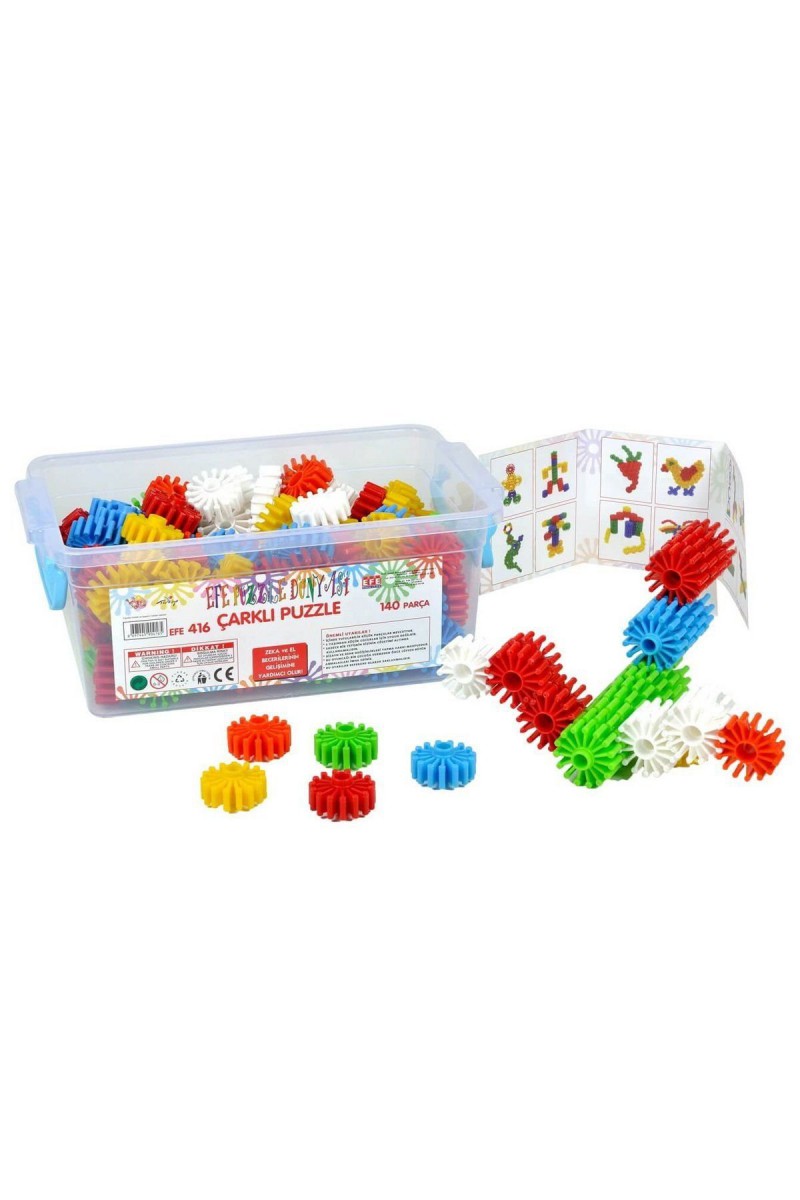 416 Çarklı Puzzle 100 Parça  -efetoys